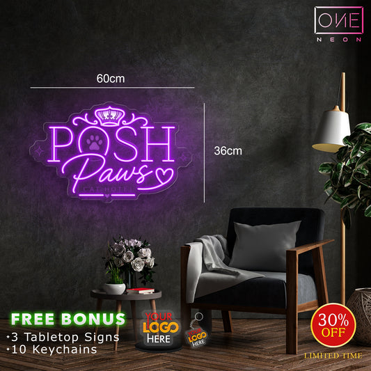 Posh Paws | Led Neon Sign