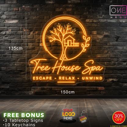 Tree house spa | LED Neon Sign