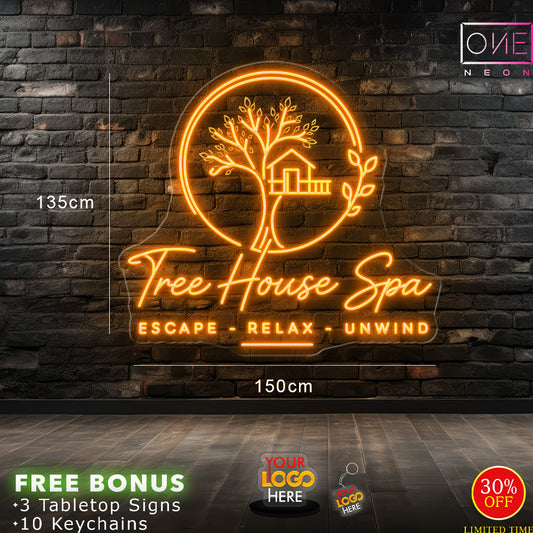 Tree house spa | LED Neon Sign