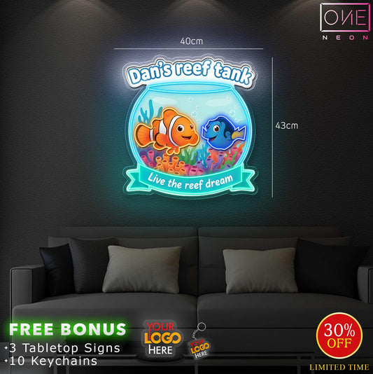 Dan's reef tank | LED Neon Sign