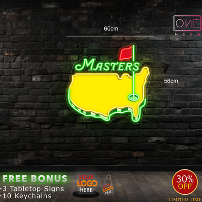 MASTERS | LED Neon Sign