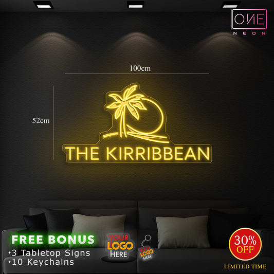 Thekirribbean| LED Neon Sign ( 2 signs)