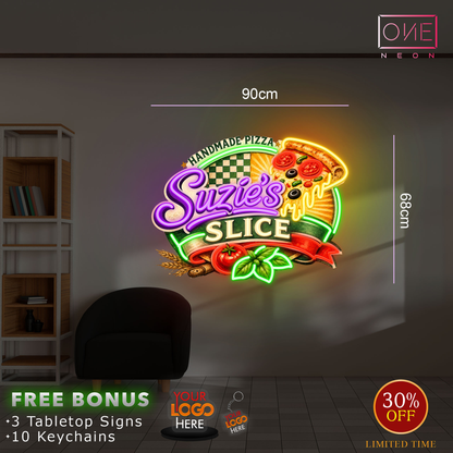 Suzie's Slice | LED Neon Sign