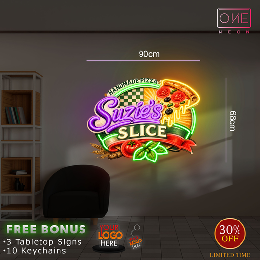 Suzie's Slice | LED Neon Sign
