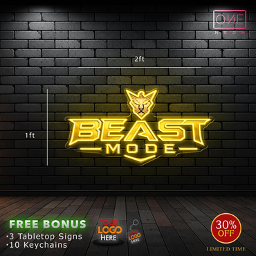 BEAST MODE  | 5 Custom Signs