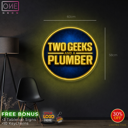 2 geeks | LED Neon Sign