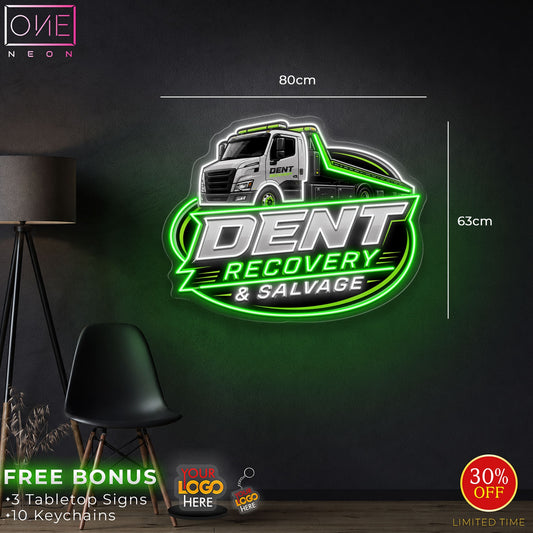 DENT RECOVERY & SALVAGE | LED Neon Sign