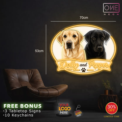 Dolly and Pepper | LED Neon Sign
