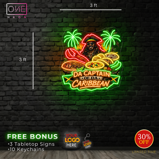 DA CAPTAIN  | LED Neon Sign