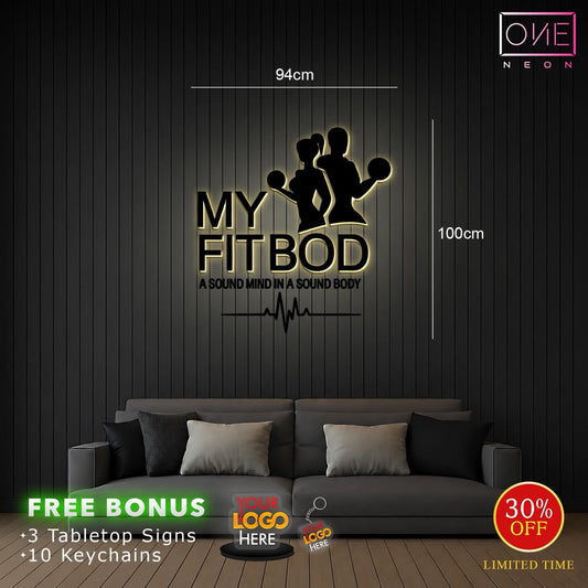 MY FIT BOD | LED Neon Sign (back lit)