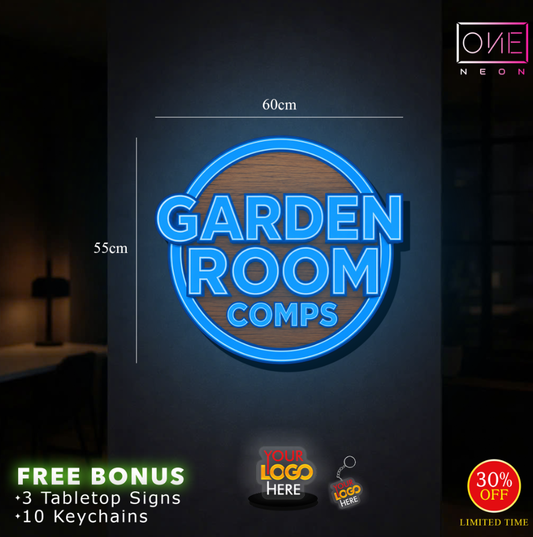 GARDEN ROOM | LED Neon Sign (back lit)