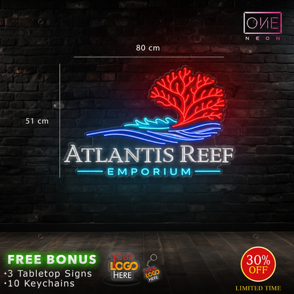 ATLANTIS REEF | LED Neon Sign (2 signs)