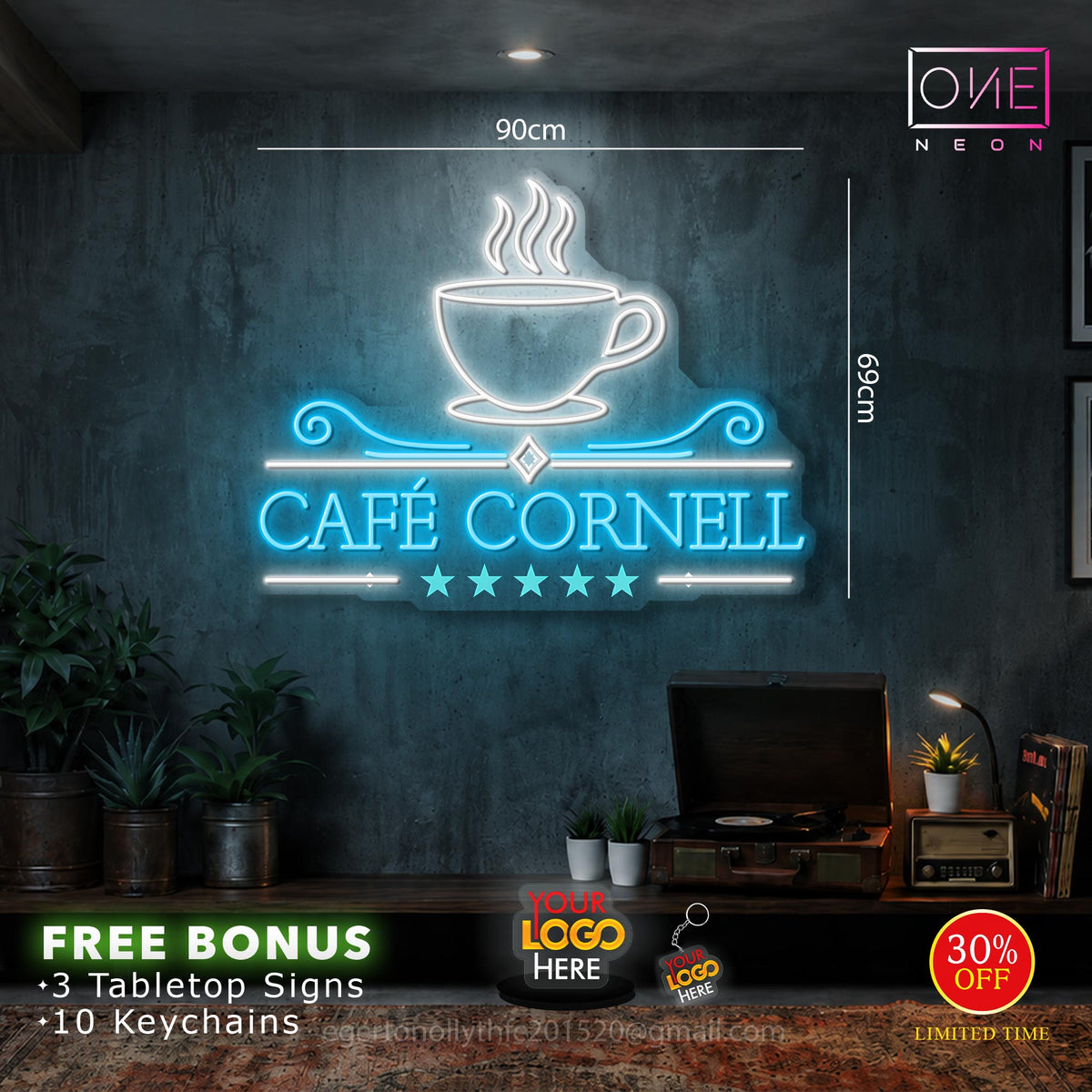 CAFE CORNELL | LED Neon Sign (Copy)