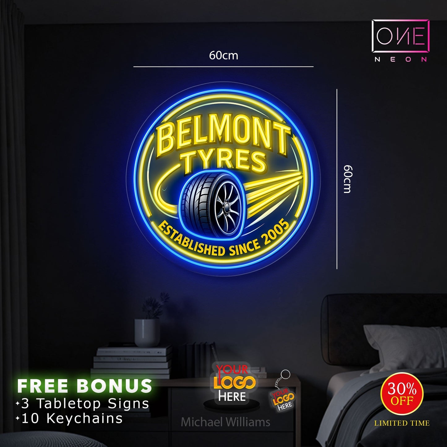 Michael Williams | LED Neon Sign