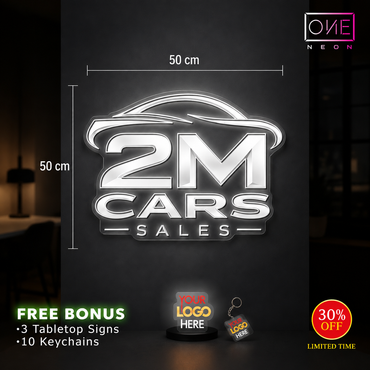 2M CAR | LED Neon Sign (2 signs)