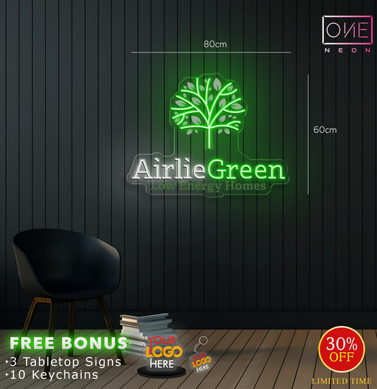 AIRLIE GREEN | LED Neon Sign (2 signs)