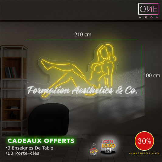 Formation Aesthetics & Co| LED Neon Sign ( 110 keychains )