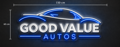 GOOD VALUE AUTOS| LED Neon Sign