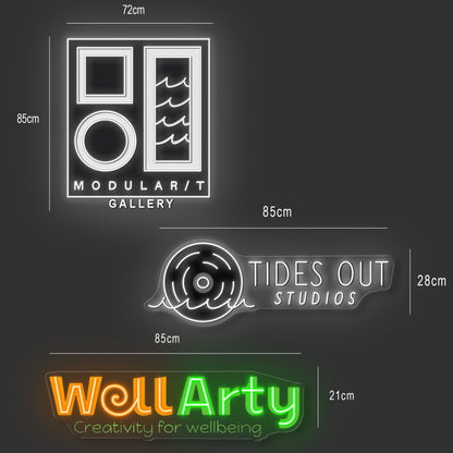 Coopers+ ditto coffee+ modulart+ tides out studios+ wollarty (6 signs) | Led Neon Sign