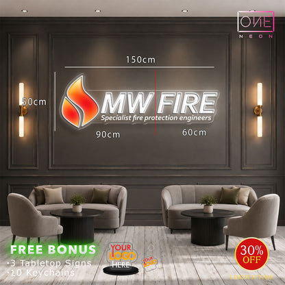 MW FIRE| LED Neon Sign (2 signs)