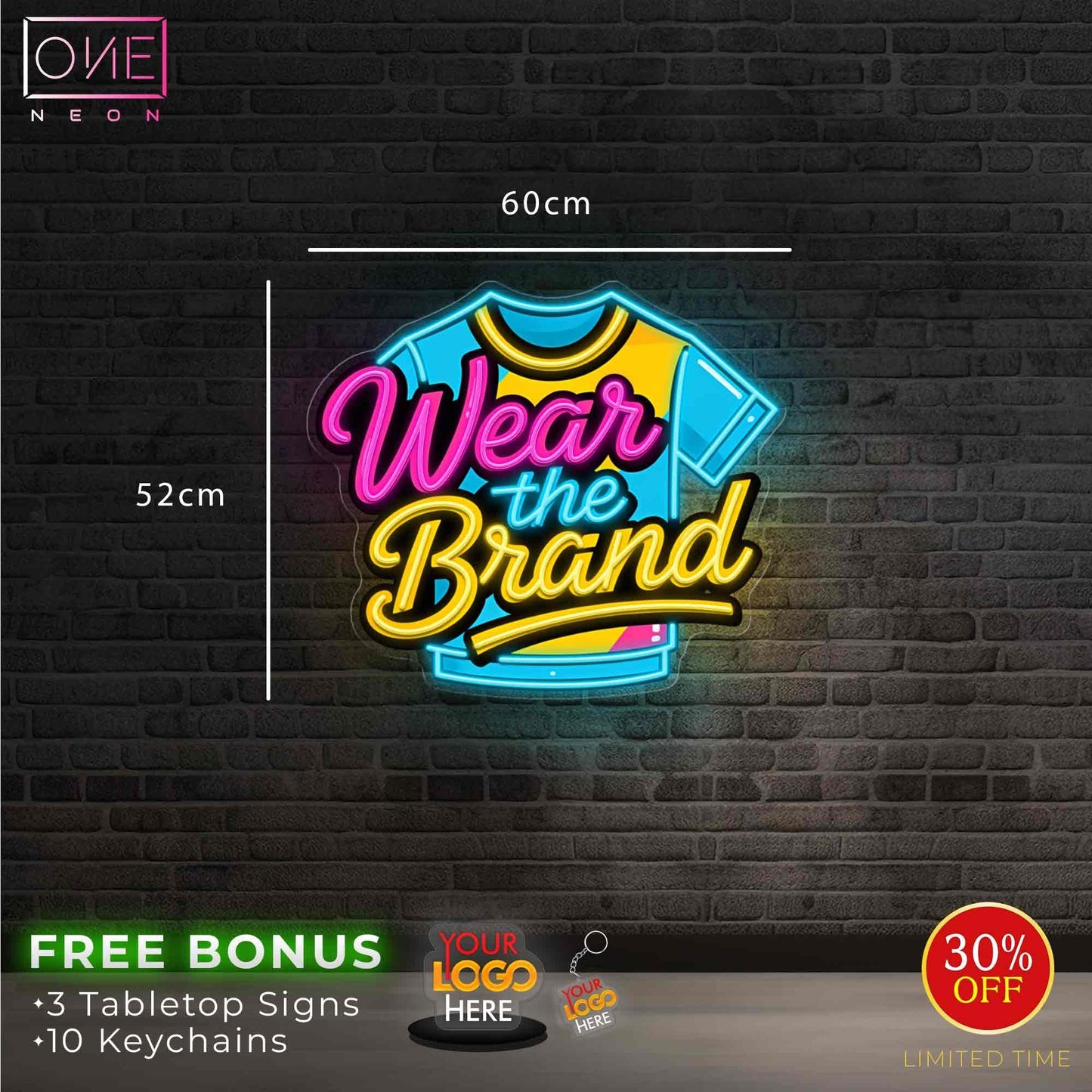 Wear the Brand  | LED Neon Sign (waterproof)