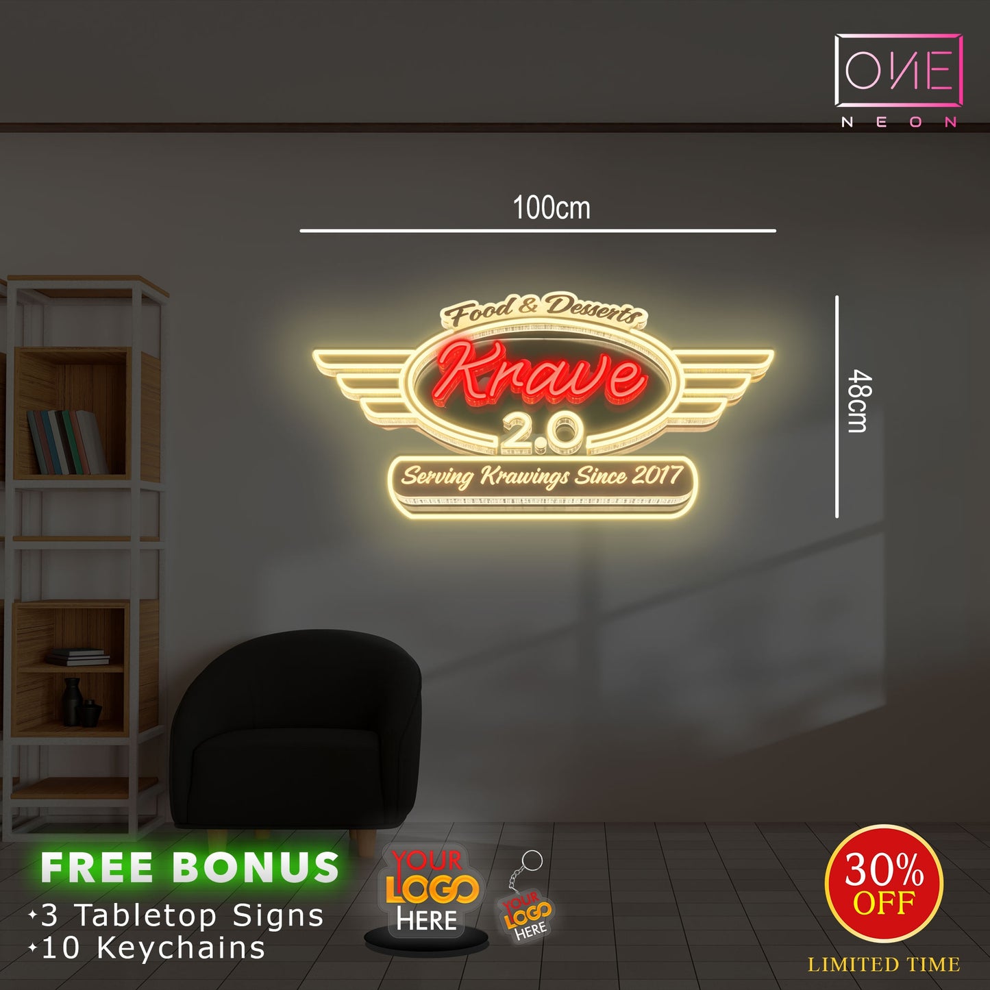 Krave | Led Neon Sign