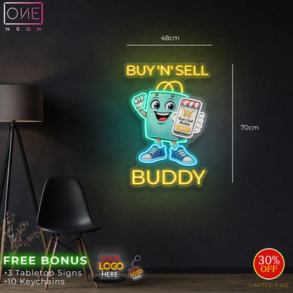 Buy n sell Buddy | Led Neon Sign