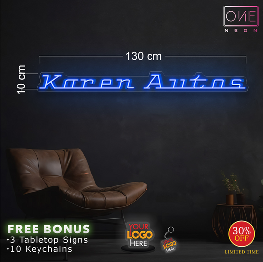KAREN AUTOS | LED Neon Sign