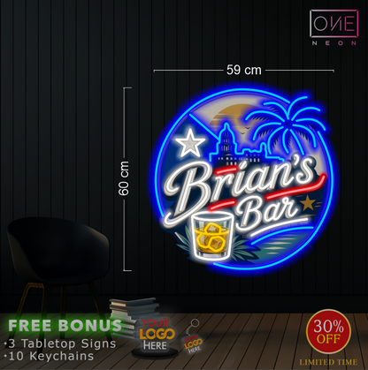 Brian's Bar | LED Neon Sign