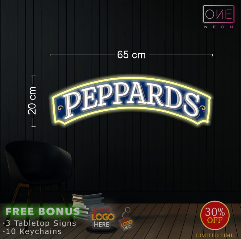 PEPPARDS | LED Neon Sign