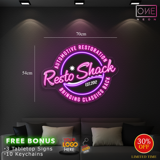 RESTO SHACK | LED Neon Sign
