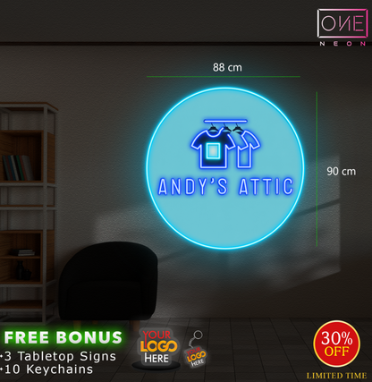 ANDY'S ATTIC | LED Neon Sign