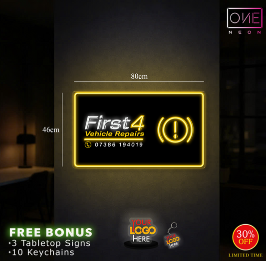 FIRST 4 | LED Neon Sign