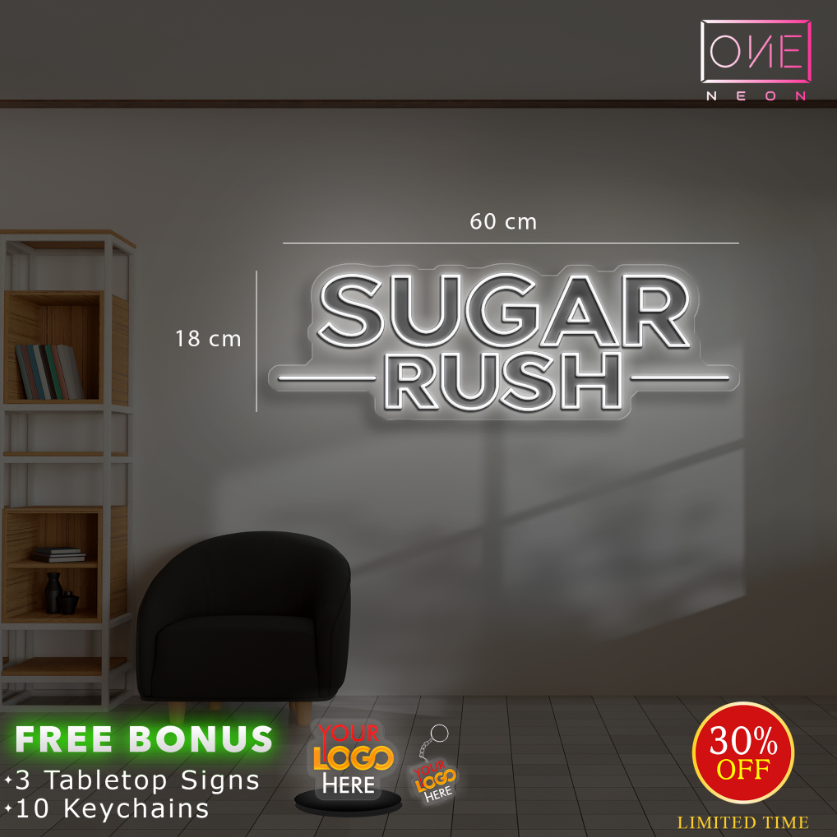 SUGAR RUSH | LED Neon Sign