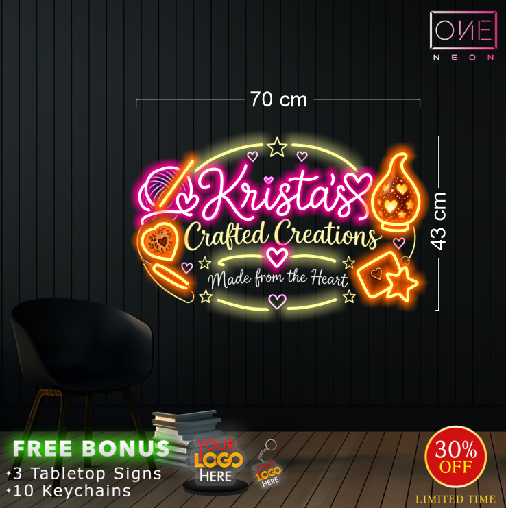 KRISTA'S CRAFTED CREATIONS | LED Neon Sign