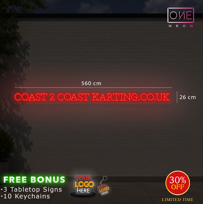 Karting| LED Neon Sign ( 5 signs waterproof )