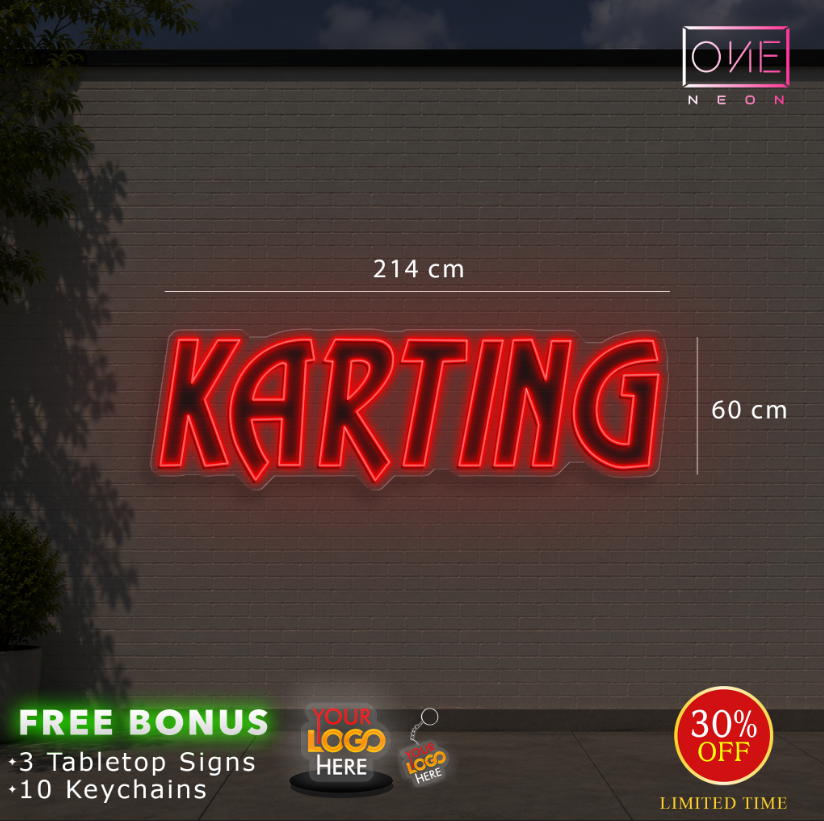 Karting| LED Neon Sign ( 5 signs waterproof )