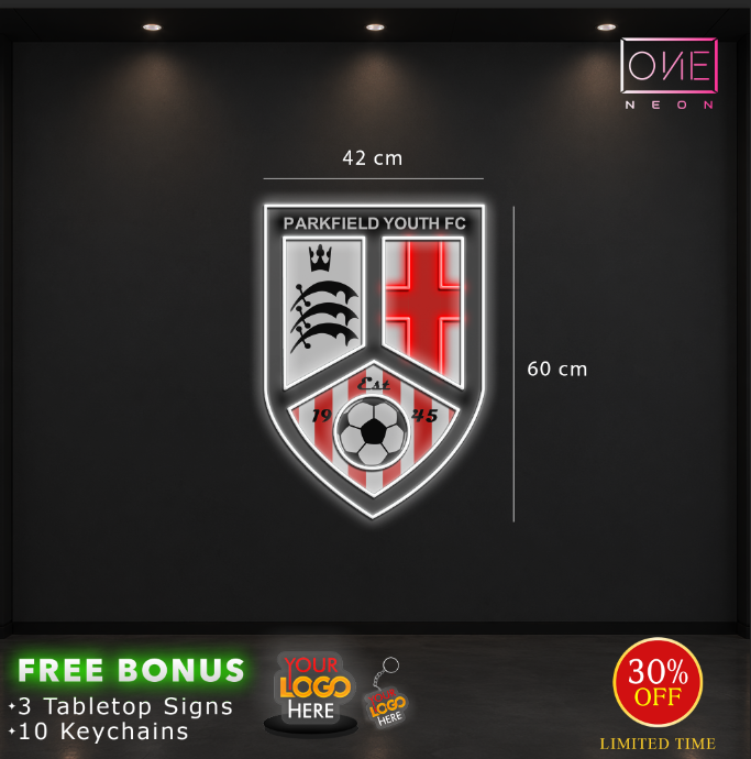 PARKFIELD YOUTH FC | LED Neon Sign