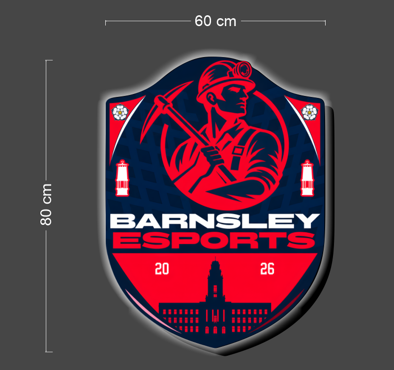 BARNSLEY ESPORTS | Front-lit Sign