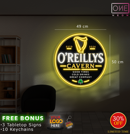 O'REILLYS CAVERN | LED Neon Sign