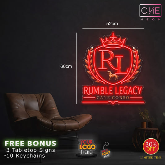 RUMBLE LEGACY | LED Neon Sign
