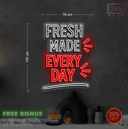 GOOD FOOD GOOD TIME | LED Neon Sign (4 Signs)