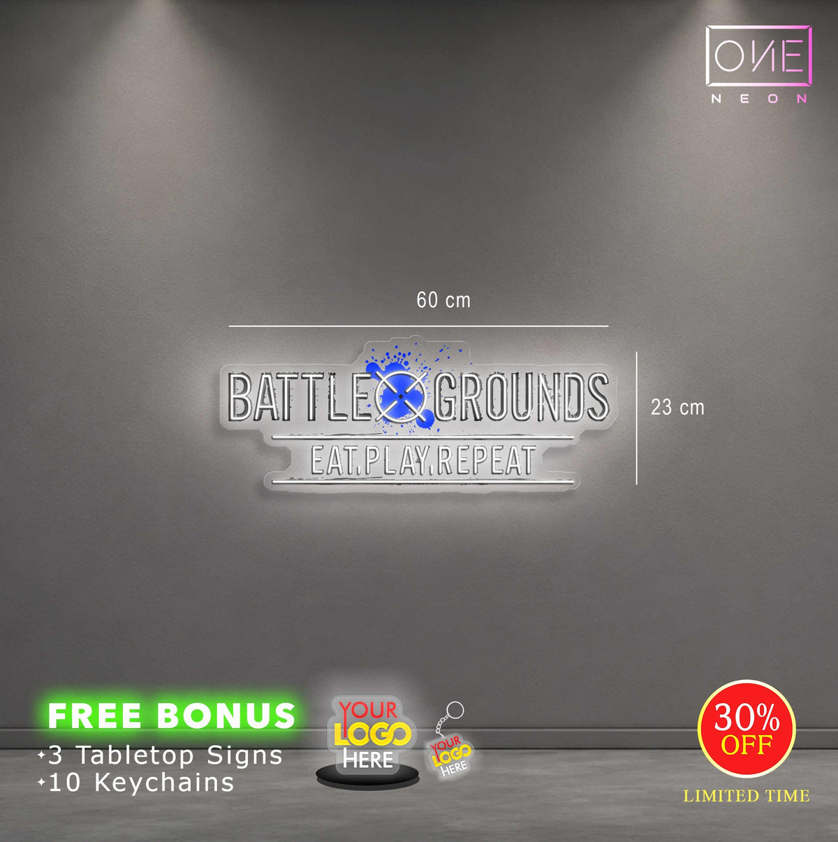 Battle grounds | Led Neon Sign