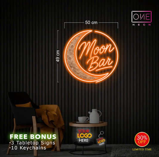 Moon bar | LED Neon Sign