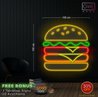 GOOD FOOD GOOD TIME | LED Neon Sign (4 Signs)