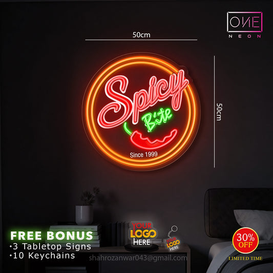 Spicy Bite| Led Neon Sign