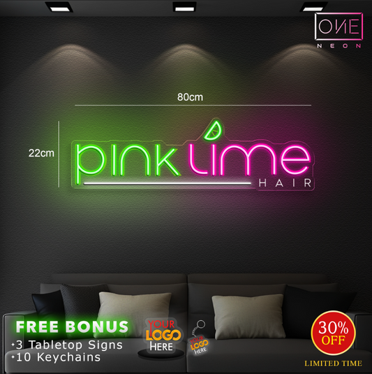 PINKLIME HAIR | LED Neon Sign