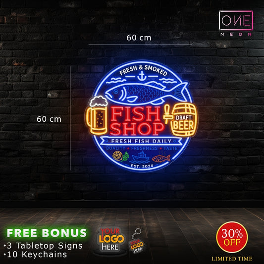 Fish Shop| Led Neon Sign