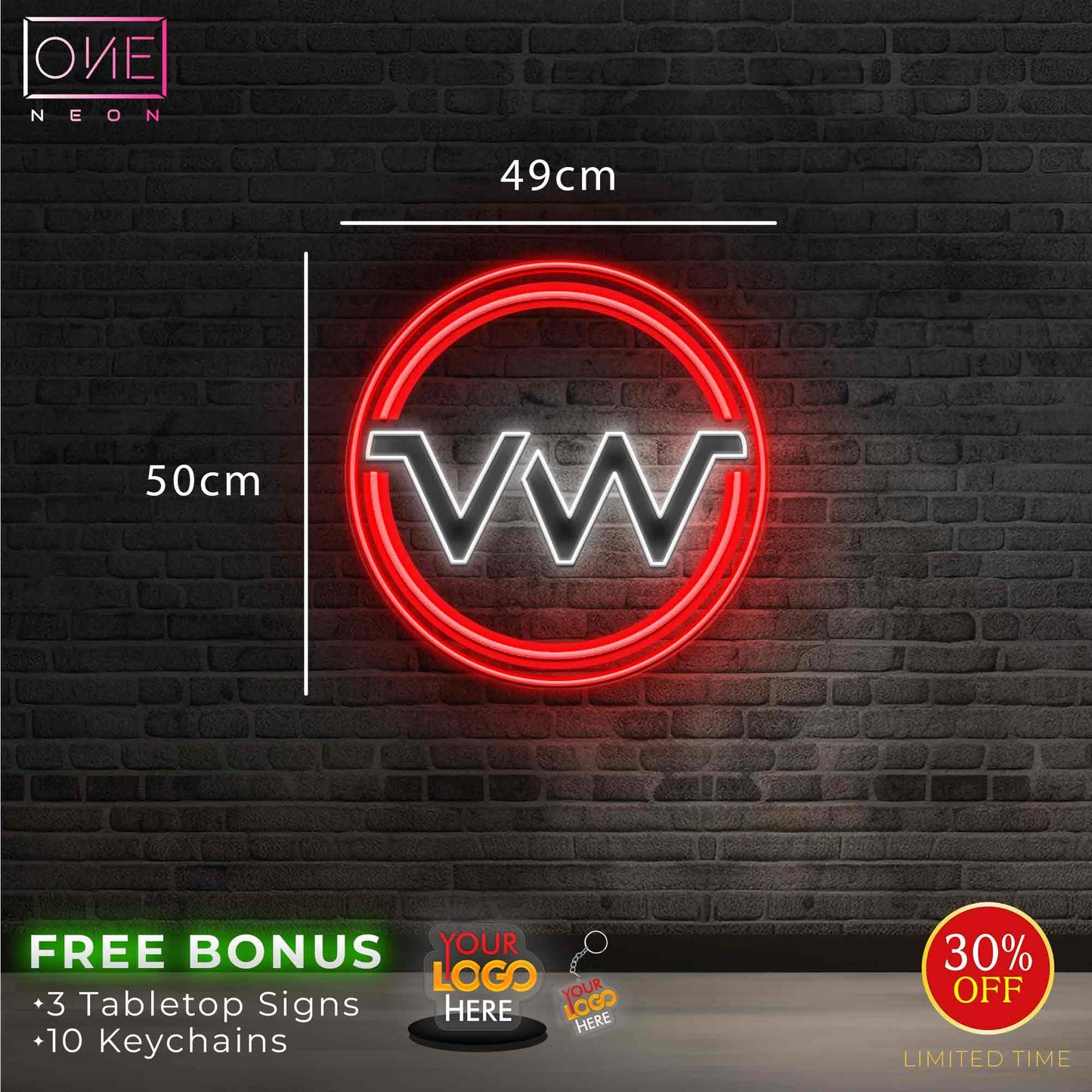 VW logo | Led Neon Sign