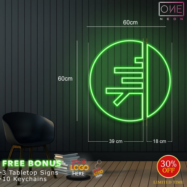 Circle logo| Led Neon Sign
